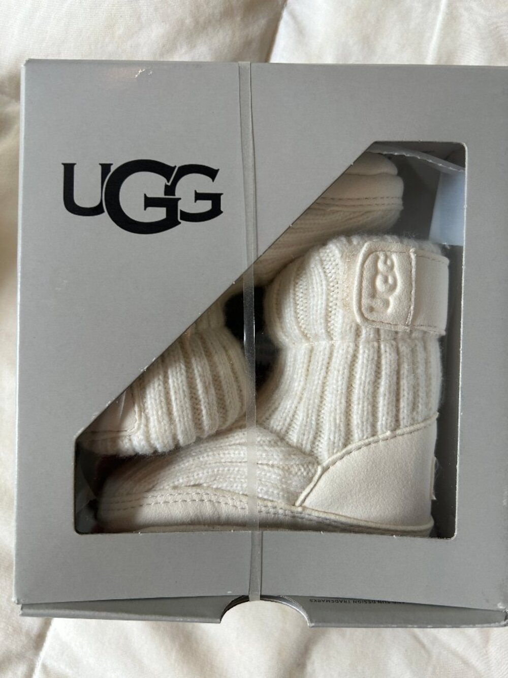 6 Item Bundle - NEW UGG Infant Unisex Skylar Knit Booties + Ugg Nesti Slippers - Picture 7 of 11